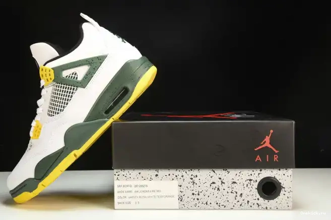 One Kick 257-255275 Oregon Ducks Jordan Retro 4 Duckman 0618
